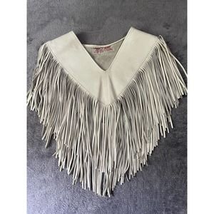 Chap-parel Leather Fringe Collar By Gerald Roberts
